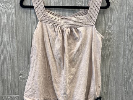 Top Sleeveless By Old Navy In Beige, Size: L For Sale