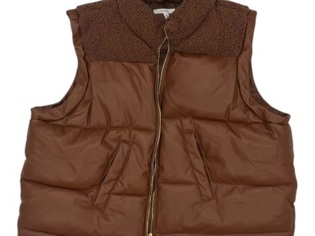 Vest Puffer & Quilted By Maurices In Brown, Size:Xxl on Sale