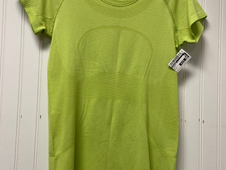 Athletic Top Short Sleeve By Lululemon In Yellow, Size: S Online Sale