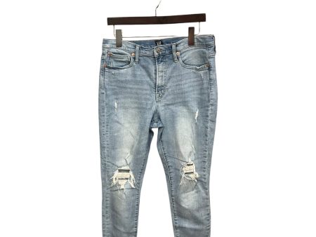 Jeans Straight By Gap In Blue Denim, Size: 12 Online Sale