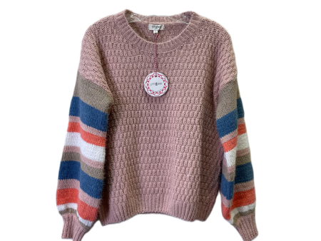 Sweater By Umgee In Pink & Tan, Size: S Discount