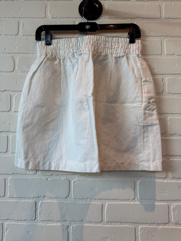 Skirt Mini & Short By J. Crew In White, Size: 0 Online Sale