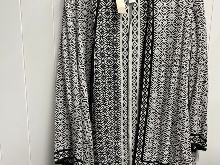 Kimono By Chicos In Black & White, Size: M Fashion