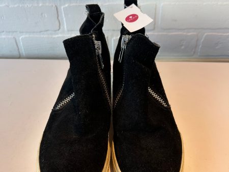 Boots Ankle Flats By Steve Madden In Black, Size: 8 Online now