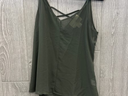 Top Sleeveless By Wishful Park In Green, Size: M Hot on Sale