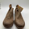 Boots Ankle Flats By Born In Brown, Size: 8 Hot on Sale