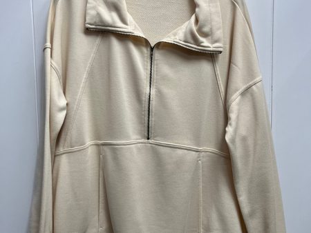 Sweatshirt Collar By Clothes Mentor In Cream, Size: Xl For Sale