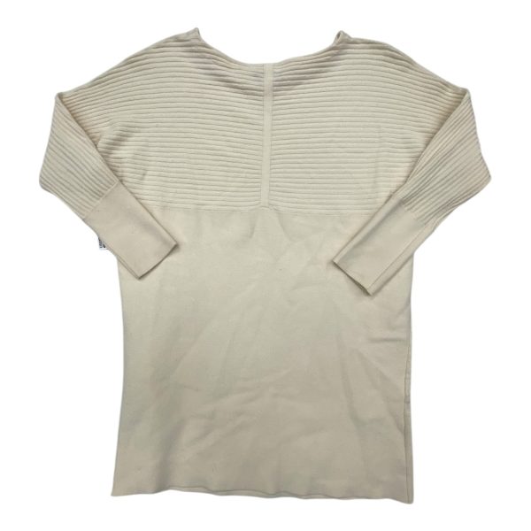 Sweater Designer By Eileen Fisher In Cream, Size: Xxs on Sale