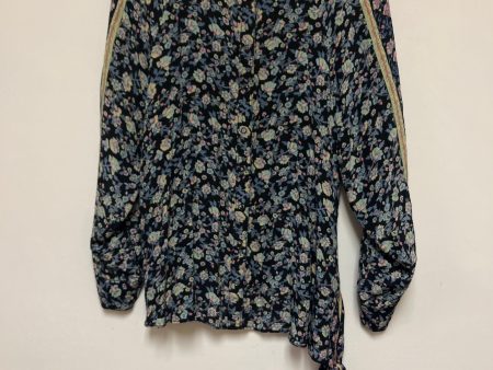 Top Long Sleeve By Free People In Floral Print, Size: S Online Hot Sale