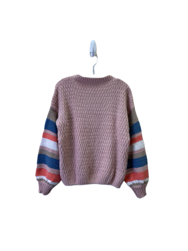 Sweater By Umgee In Pink & Tan, Size: S Discount