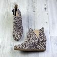 Boots Ankle Heels By Toms In Animal Print, Size: 10 Online now