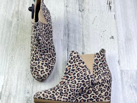 Boots Ankle Heels By Toms In Animal Print, Size: 10 Online now