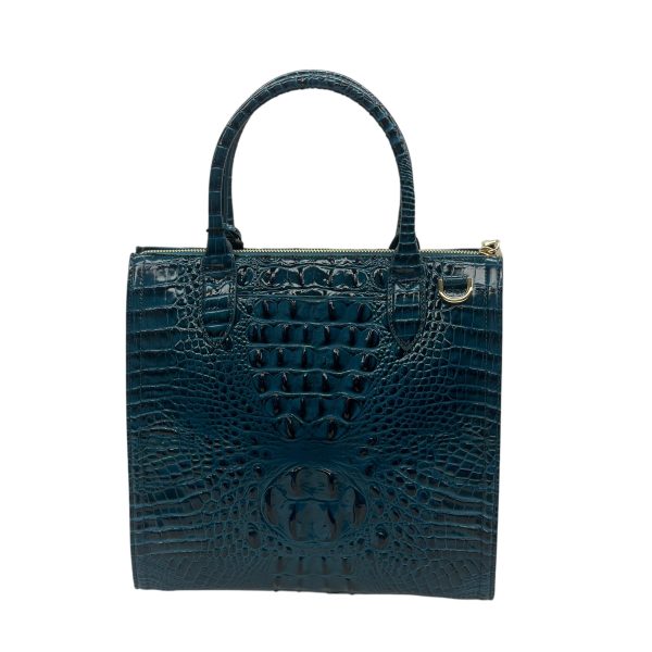 Handbag Designer By Brahmin In Teal, Size:Medium Discount