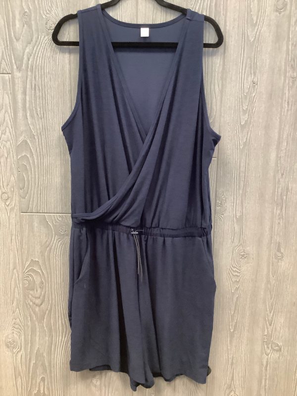 Romper By Old Navy In Blue, Size: Xl Online Hot Sale