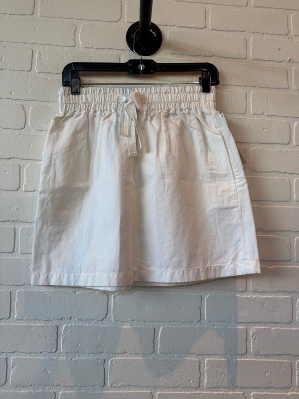 Skirt Mini & Short By J. Crew In White, Size: 0 Online Sale