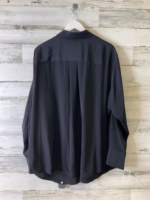 Top Long Sleeve By Nine West In Black, Size: 3x Discount