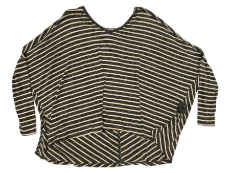 Top Long Sleeve By We The Free In Black & Cream, Size: S For Cheap