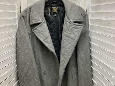 Coat Peacoat By Clothes Mentor In Grey, Size: M Online Hot Sale