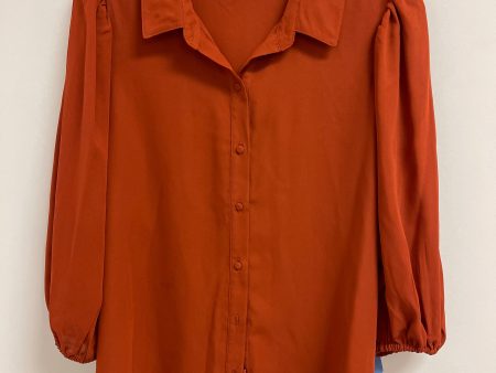 Top Long Sleeve By Nanette By Nanette Lepore In Orange, Size: M Online Hot Sale