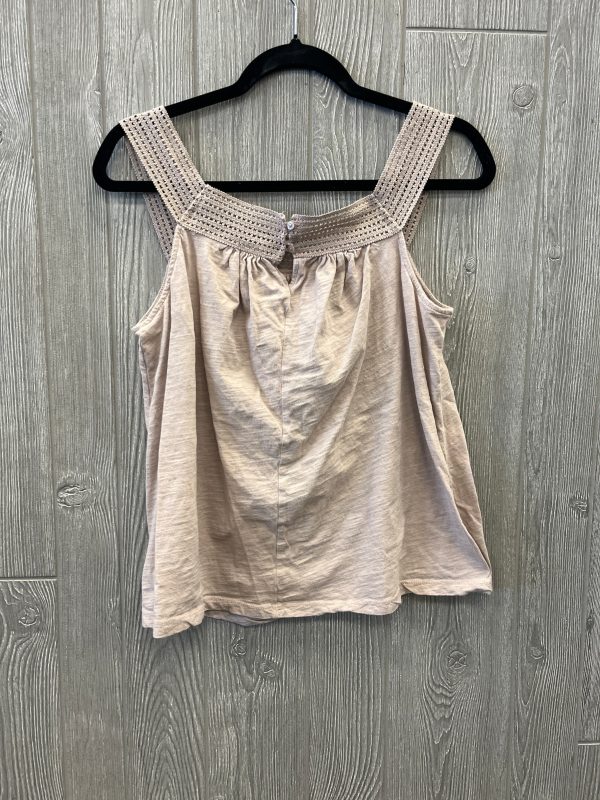 Top Sleeveless By Old Navy In Beige, Size: L For Sale