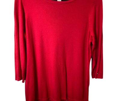 Sweater By Chicos In Red, Size: S Online