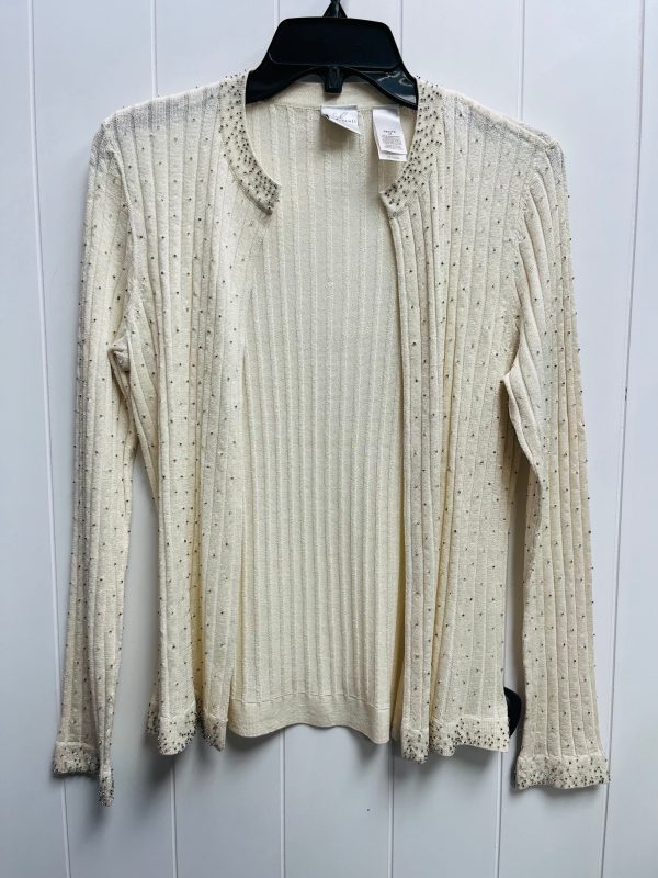 Sweater Cardigan By Emma James In Cream, Size: Mp Discount