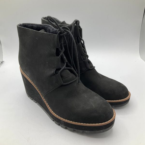 Boots Ankle Heels By Eileen Fisher In Black, Size: 9.5 For Sale