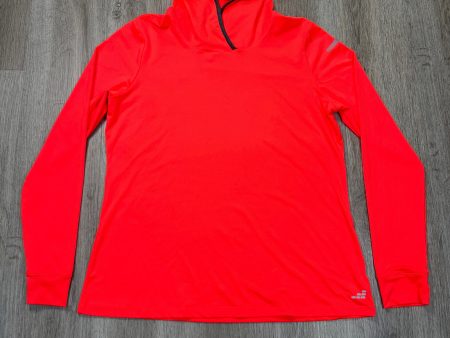 Athletic Top Long Sleeve Hoodie By Bcg In Orange, Size: Xl Online now