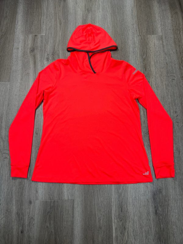 Athletic Top Long Sleeve Hoodie By Bcg In Orange, Size: Xl Online now