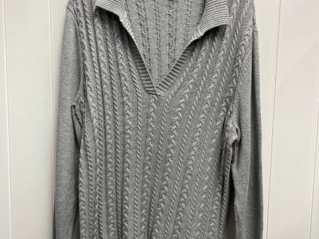 Sweater By Talbots In Grey, Size: Xl on Sale