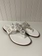 Sandals Flip Flops By Italian Shoemakers In White, Size: 7 on Sale