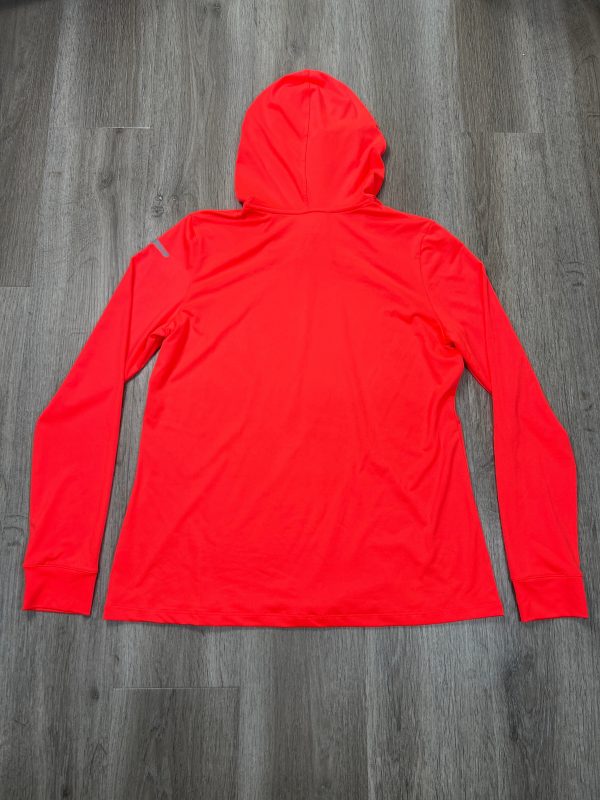 Athletic Top Long Sleeve Hoodie By Bcg In Orange, Size: Xl Online now