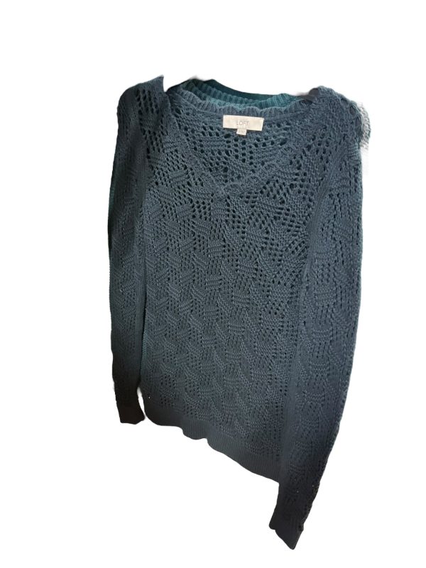 Sweater By Loft O In Teal, Size: Xs Hot on Sale