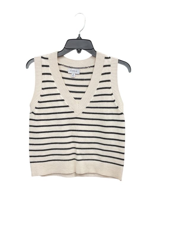 Vest Sweater By Evereve In Striped Pattern, Size: Xs For Cheap