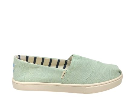 Shoes Flats By Toms In Green, Size: 6.5 on Sale