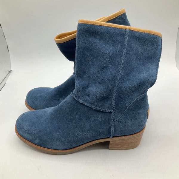 Boots Ankle Heels By Ugg In Blue, Size: 5.5 Discount