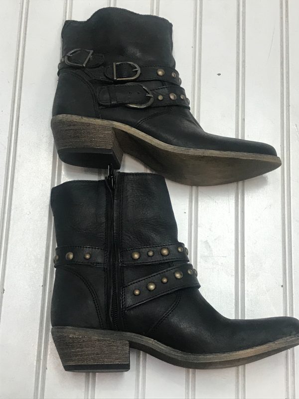 Boots Ankle Heels By Steve Madden In Black, Size: 6 Hot on Sale