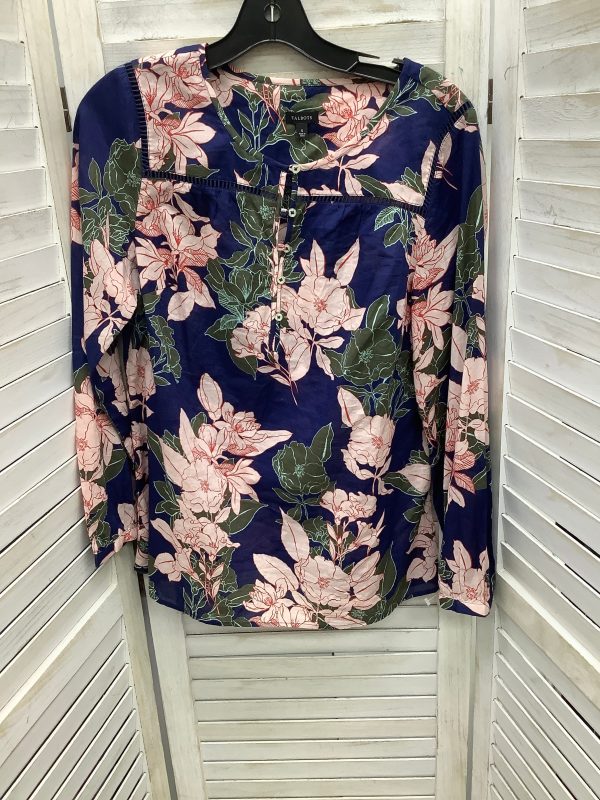 Top Long Sleeve By Talbots In Floral Print, Size: S Online now