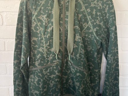 Athletic Jacket By Cabi In Green, Size: S Discount