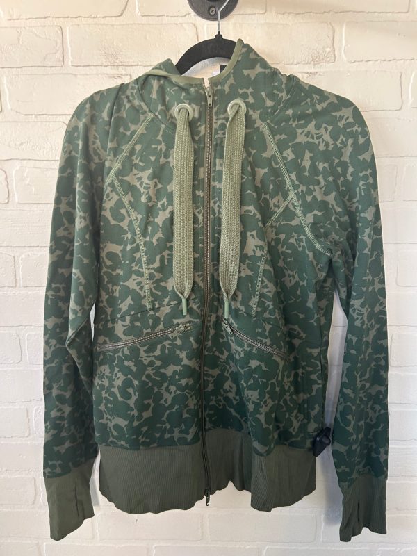 Athletic Jacket By Cabi In Green, Size: S Discount