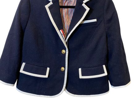 Blazer Designer By Neiman Marcus In Navy, Size: L For Sale