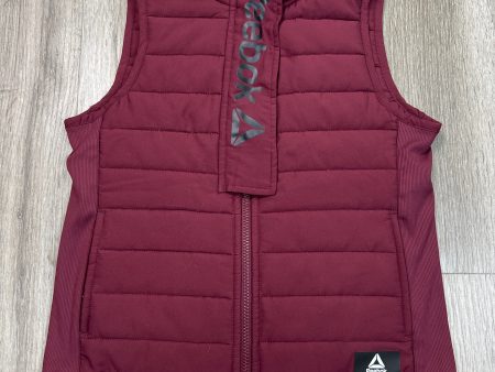 Vest Puffer & Quilted By Reebok In Maroon, Size: Xs Hot on Sale