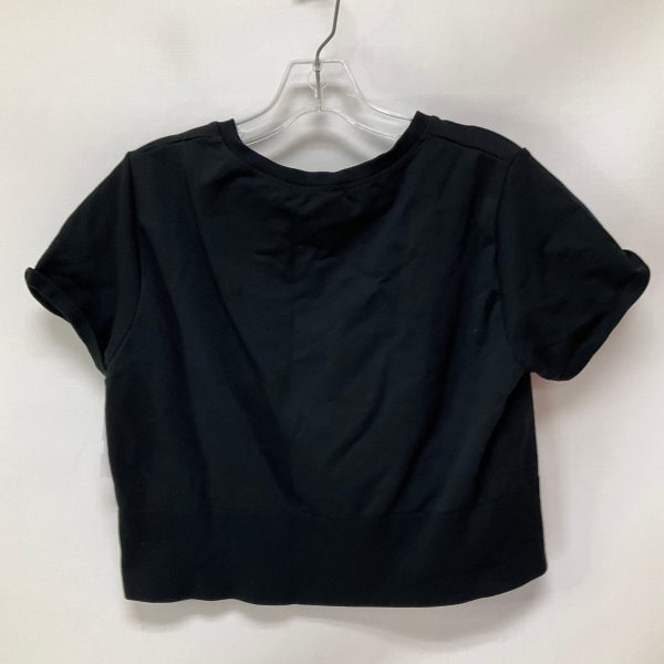 Athletic Top Short Sleeve By Aerie In Black, Size: Xl Cheap