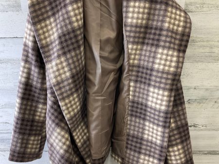 Coat Other By Maurices In Brown & Cream, Size: 2x Online now