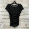 Blouse Short Sleeve By Free People In Black, Size: M For Sale