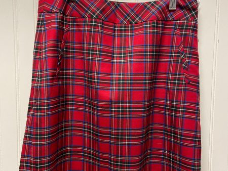 Skirt Midi By Talbots In Plaid Pattern, Size: 6 Hot on Sale