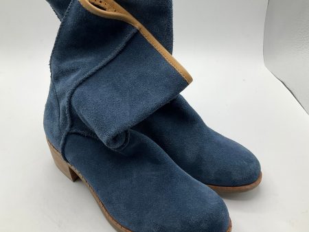 Boots Ankle Heels By Ugg In Blue, Size: 5.5 Discount