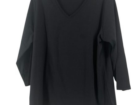 Top 3 4 Sleeve By L.l. Bean In Black, Size: Xl For Cheap