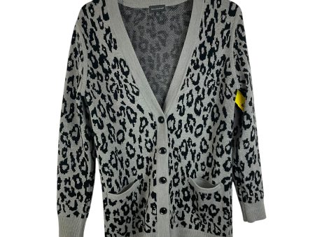 Cardigan By Clothes Mentor In Animal Print, Size: S For Cheap