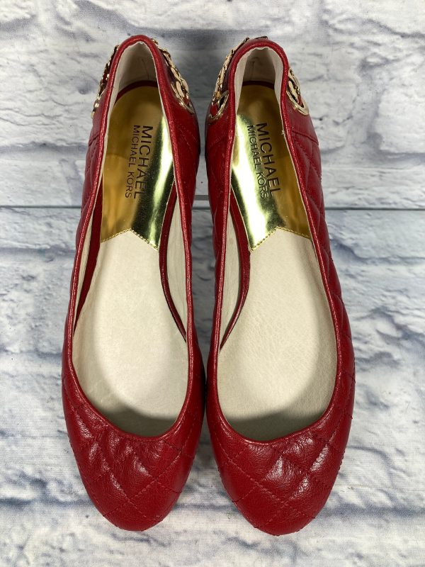 Shoes Flats By Michael By Michael Kors In Red, Size: 8.5 Online Sale